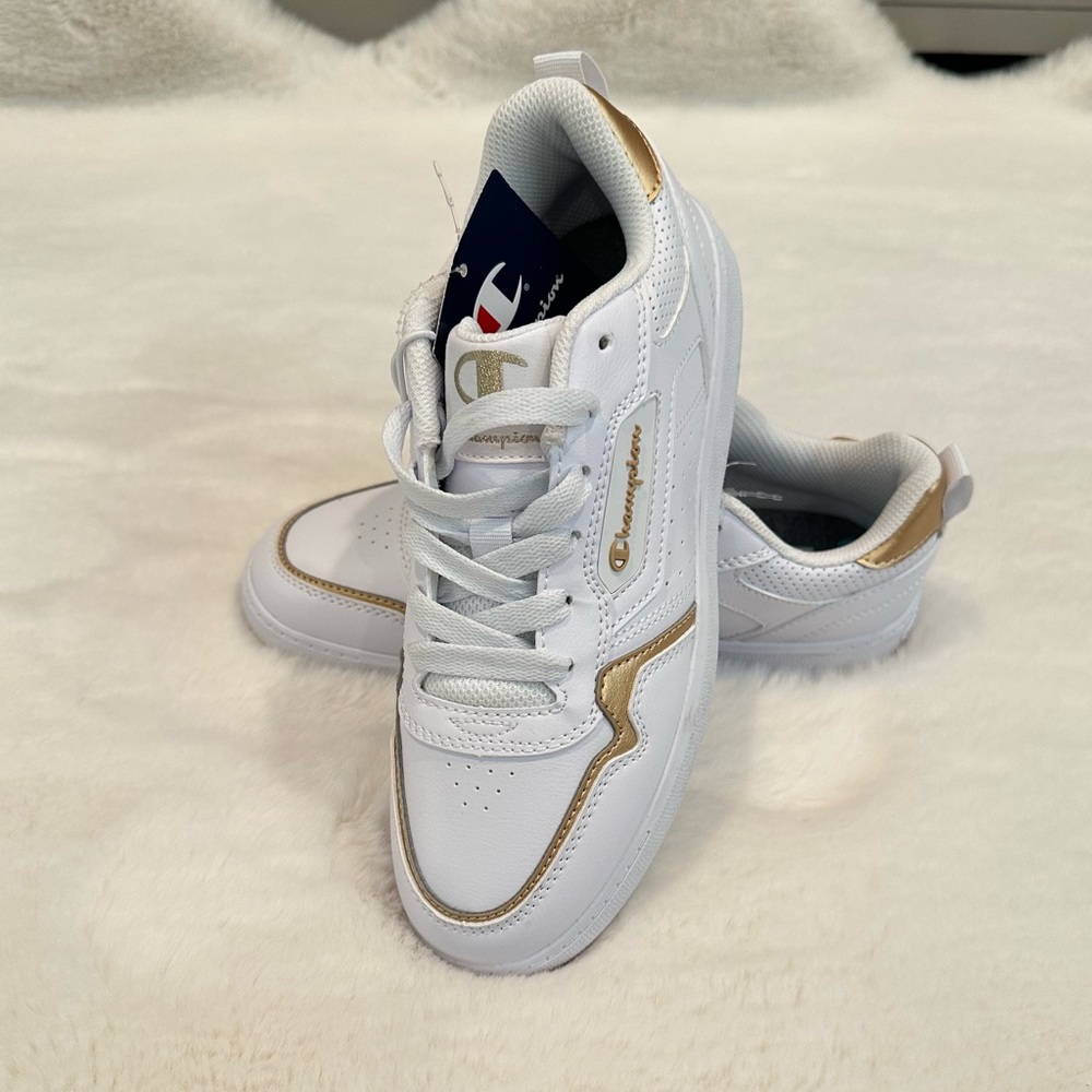 Champion Lore Kids Casual Sneakers White/Rose Gold Size 6 - Picture 6 of 10